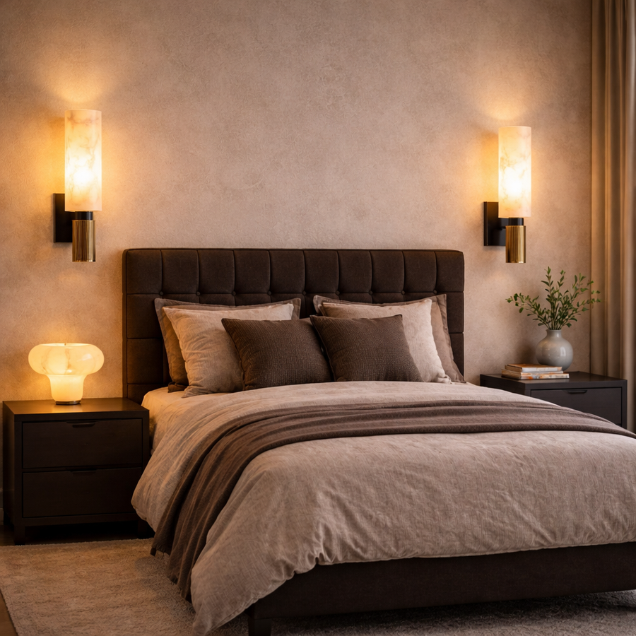 Cylos Alabaster Sconce