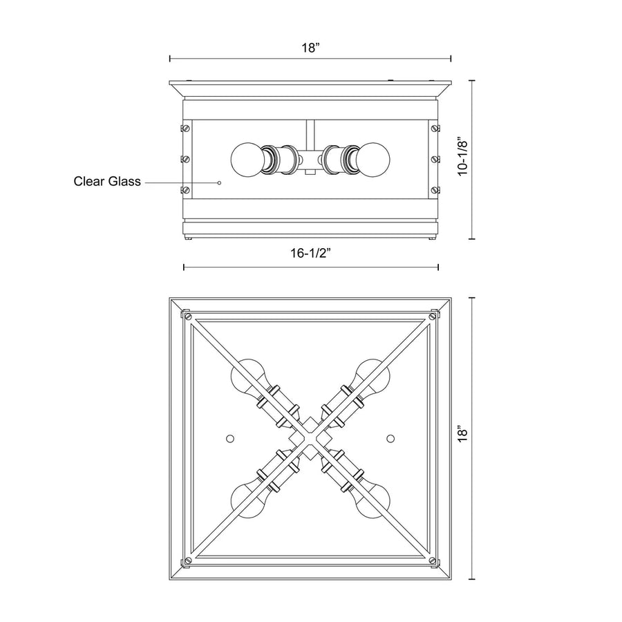 Douglas Flush Mount