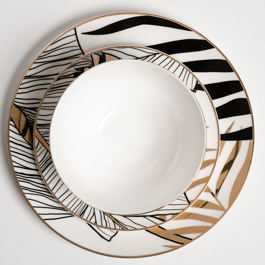 Alpha Golden Plates Set
