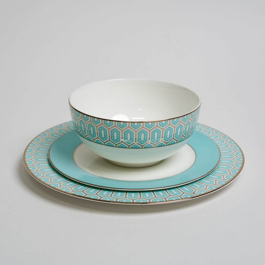 Tiffany Blue Plates Set
