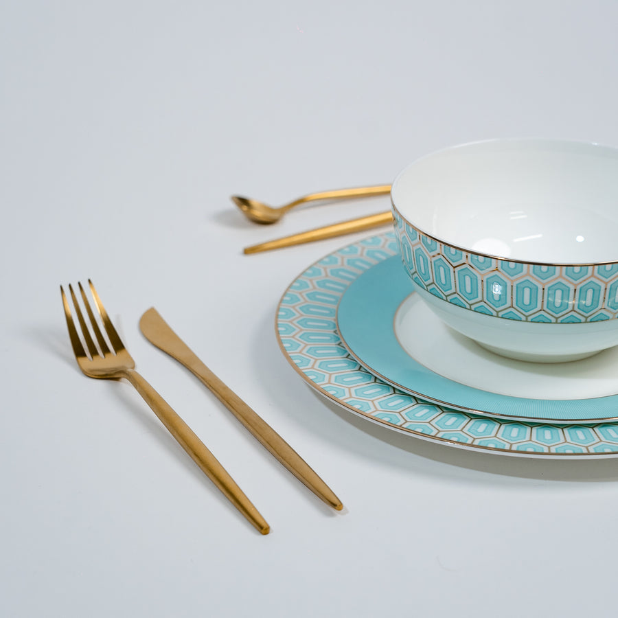 Tiffany Blue Plates Set