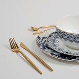 Ozarke's Parker Blue Designed Plates Set