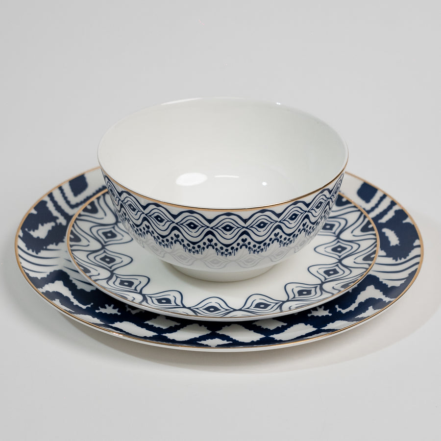 Parker Blue Designed Plates