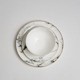 Ozarke's Alliance Grey Marble Plate Set