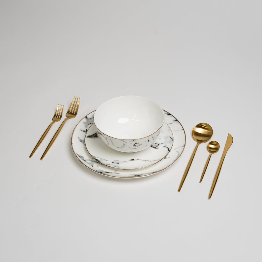 Grey Marble Dinnerware