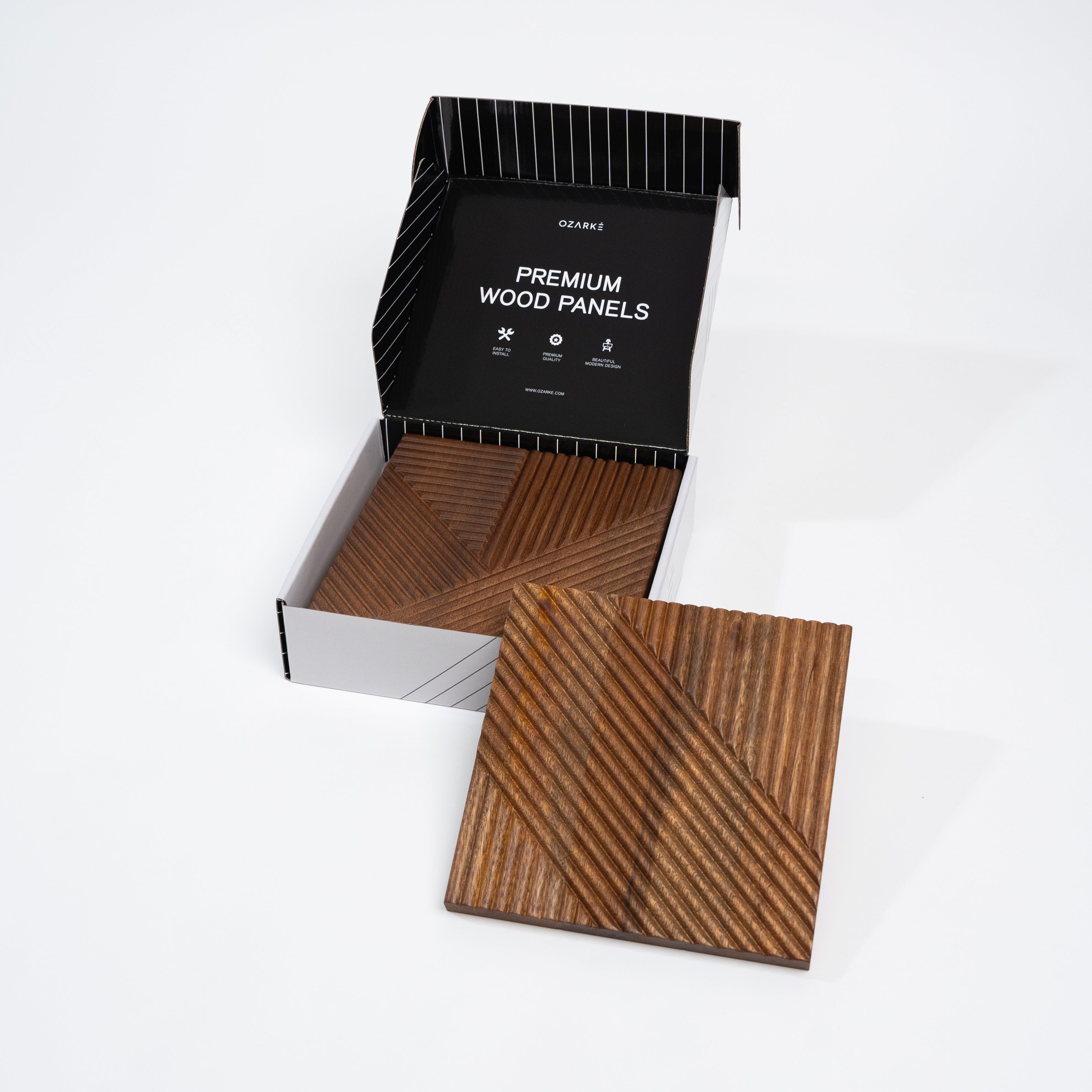 Modern Minimalistic Wall Panel Sample Box (3 pcs) – Ozarké