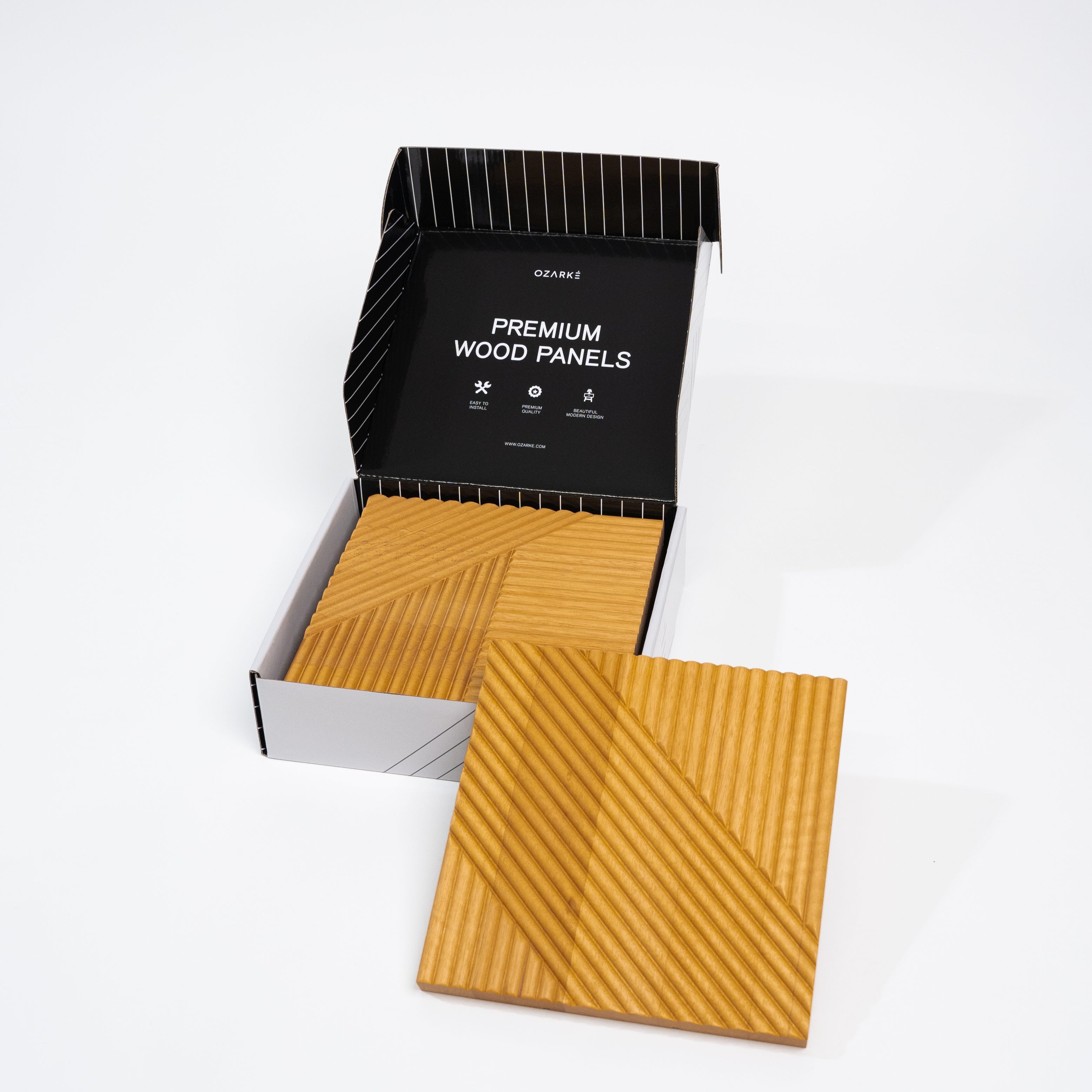 Modern Minimalistic Wall Panel Sample Box (3 pcs) – Ozarké