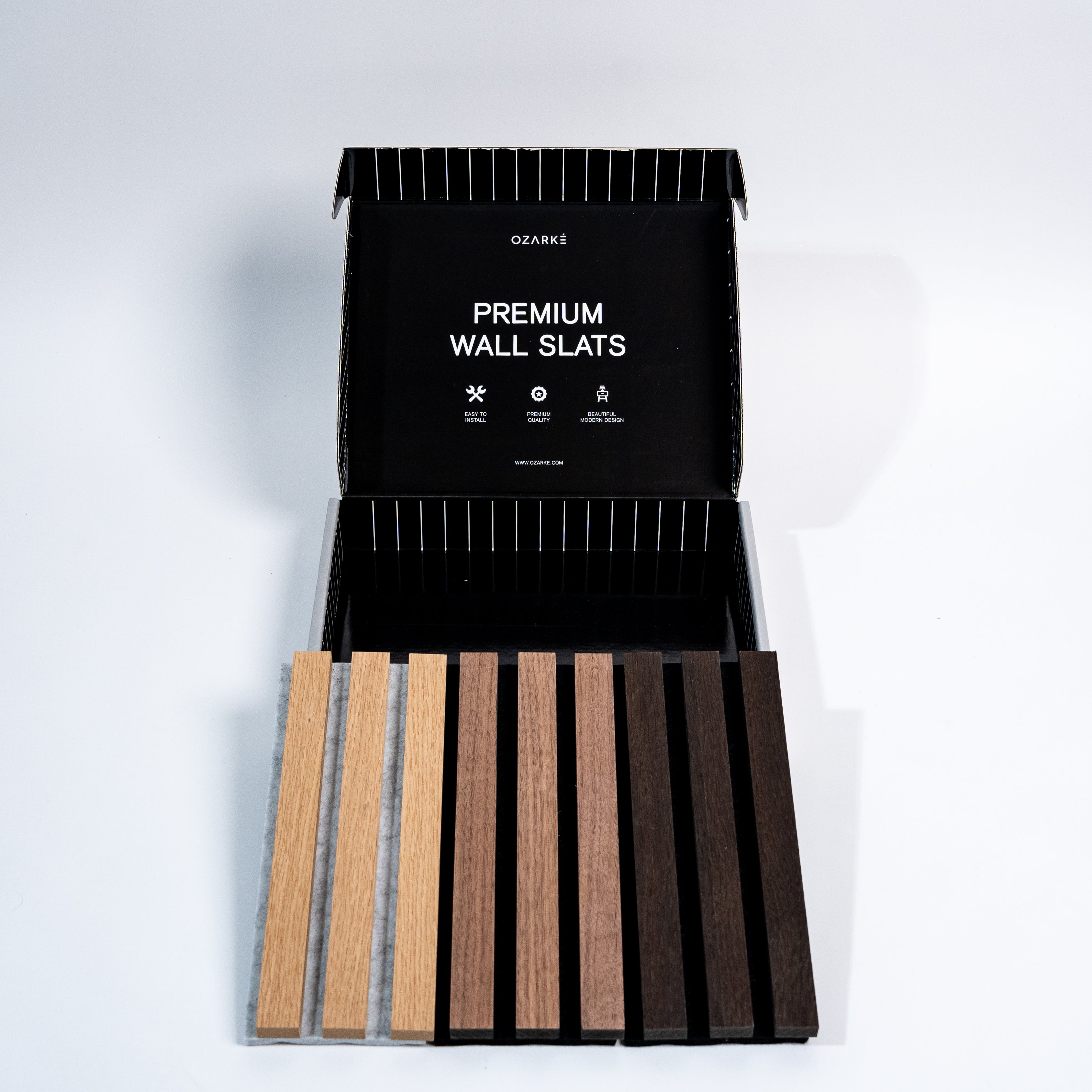 Acoustic Wooden Wall Slat Panel Sample Box