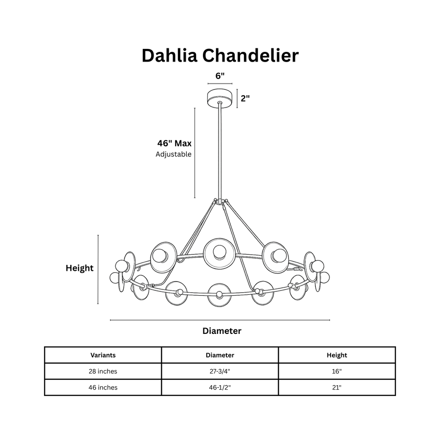 Dahlia Chandelier