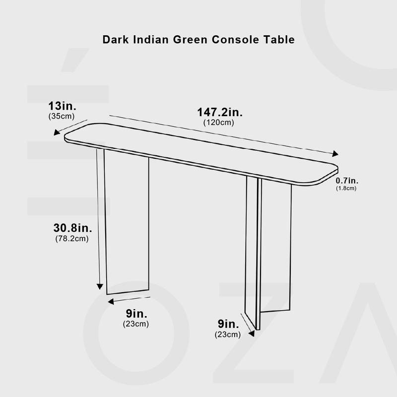 Dark Indian Green Table