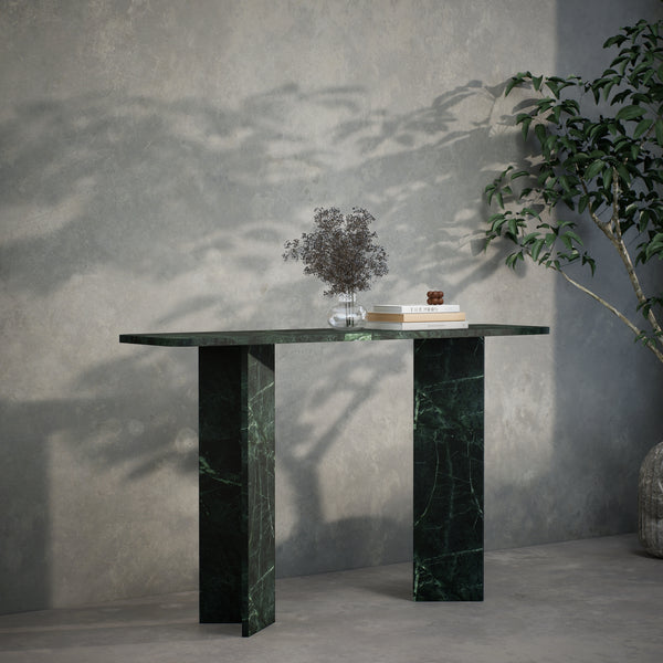 Dark Indian Green Console Table