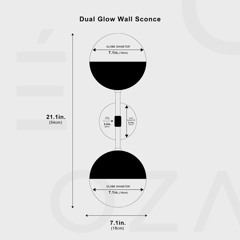 Dual Glow Wall Sconce