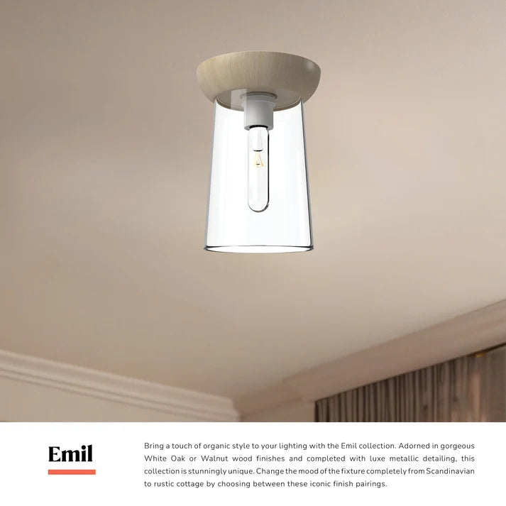 Emil 7-in Flush Mount