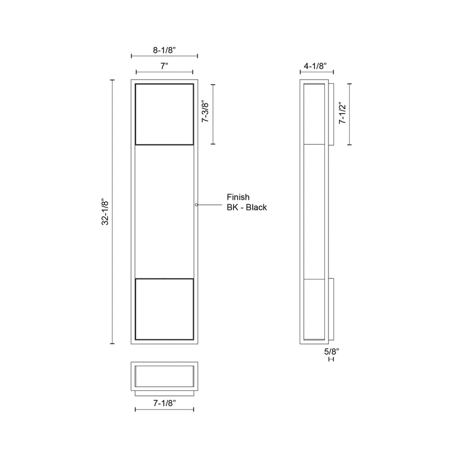 Vail 32-in Wall Sconce
