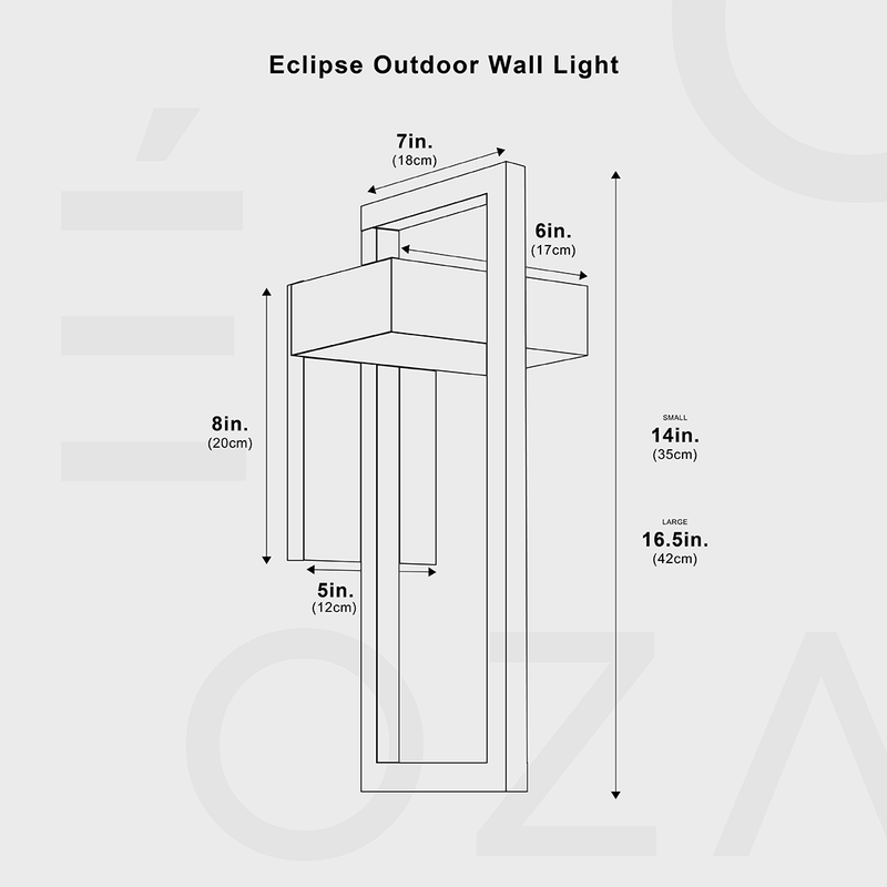 Eclipse Outdoor Wall Light