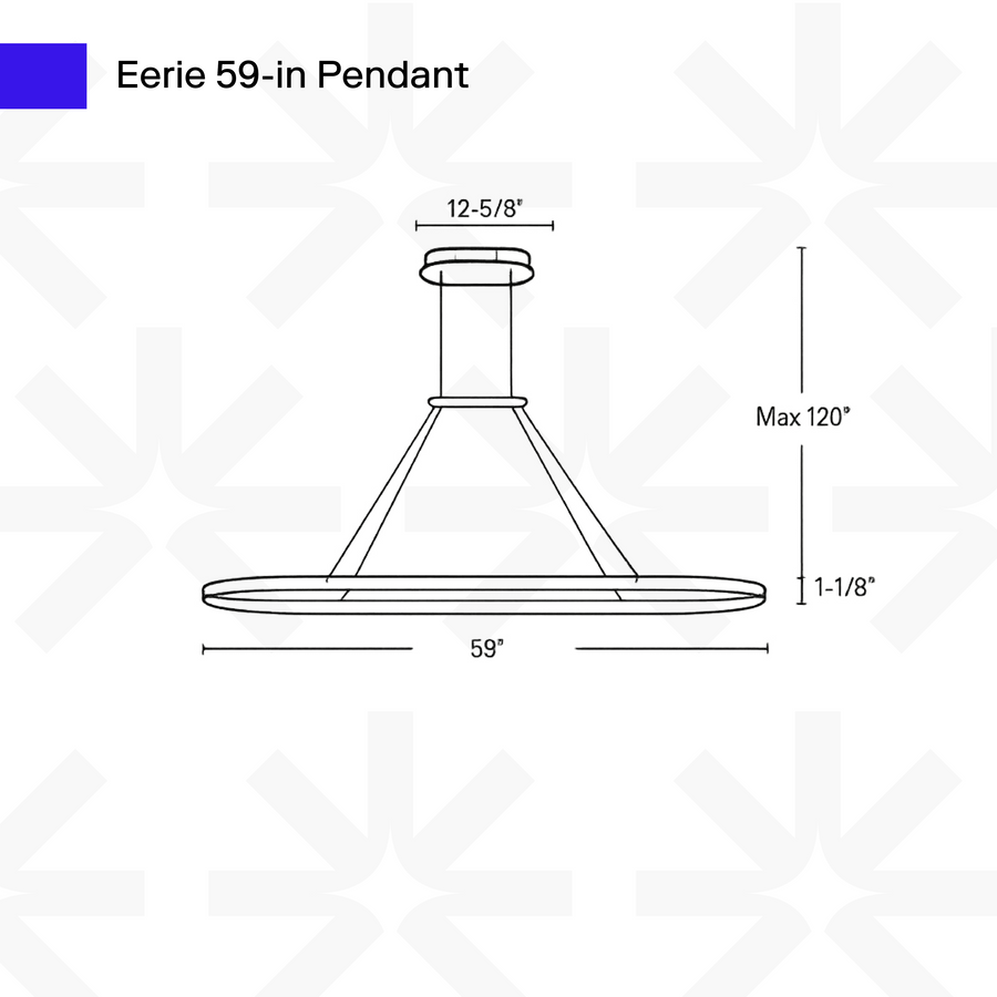 Eerie 59-in Pendant