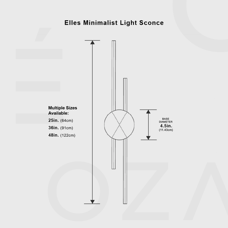 Elles Minimalist Light Sconce