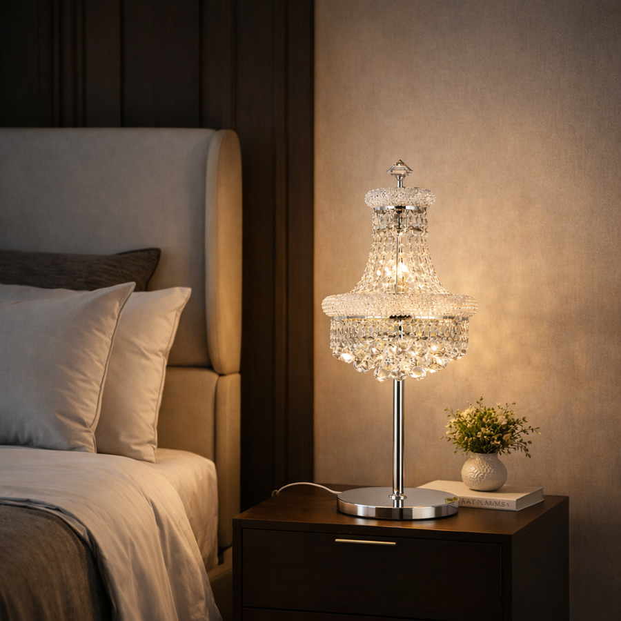 Empire Chrome Table Lamp