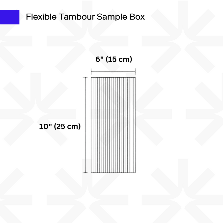 Flexible Tambour Sample Box