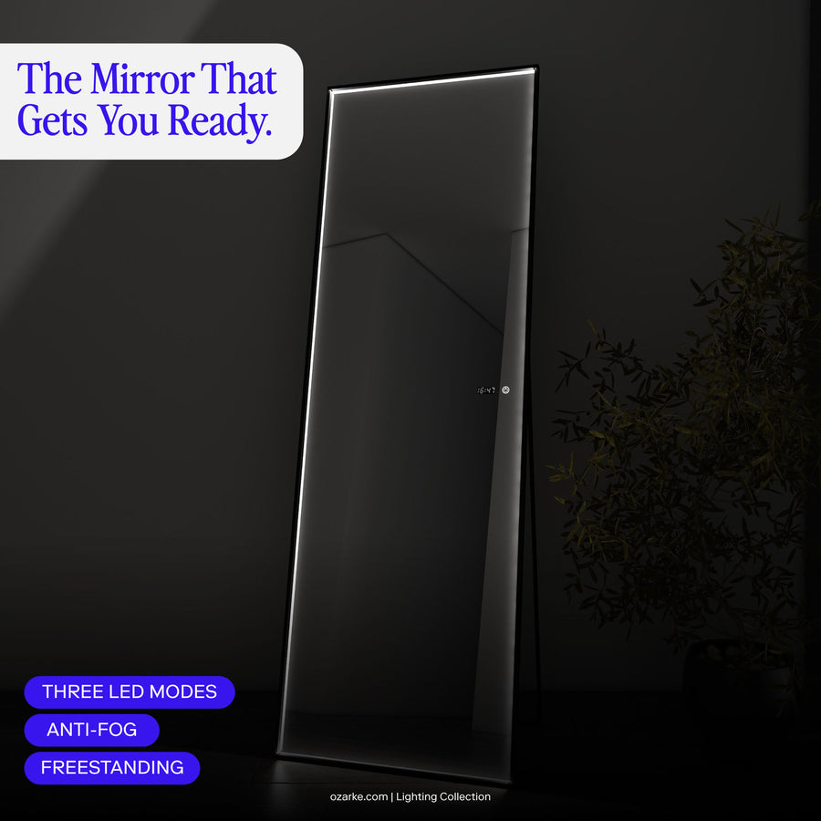 Floor LED Vanity Mirror