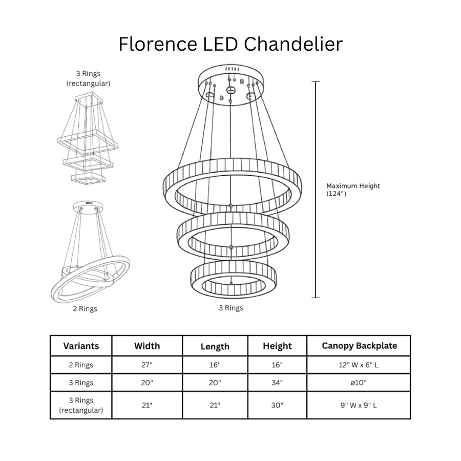 Florence LED Chandelier
