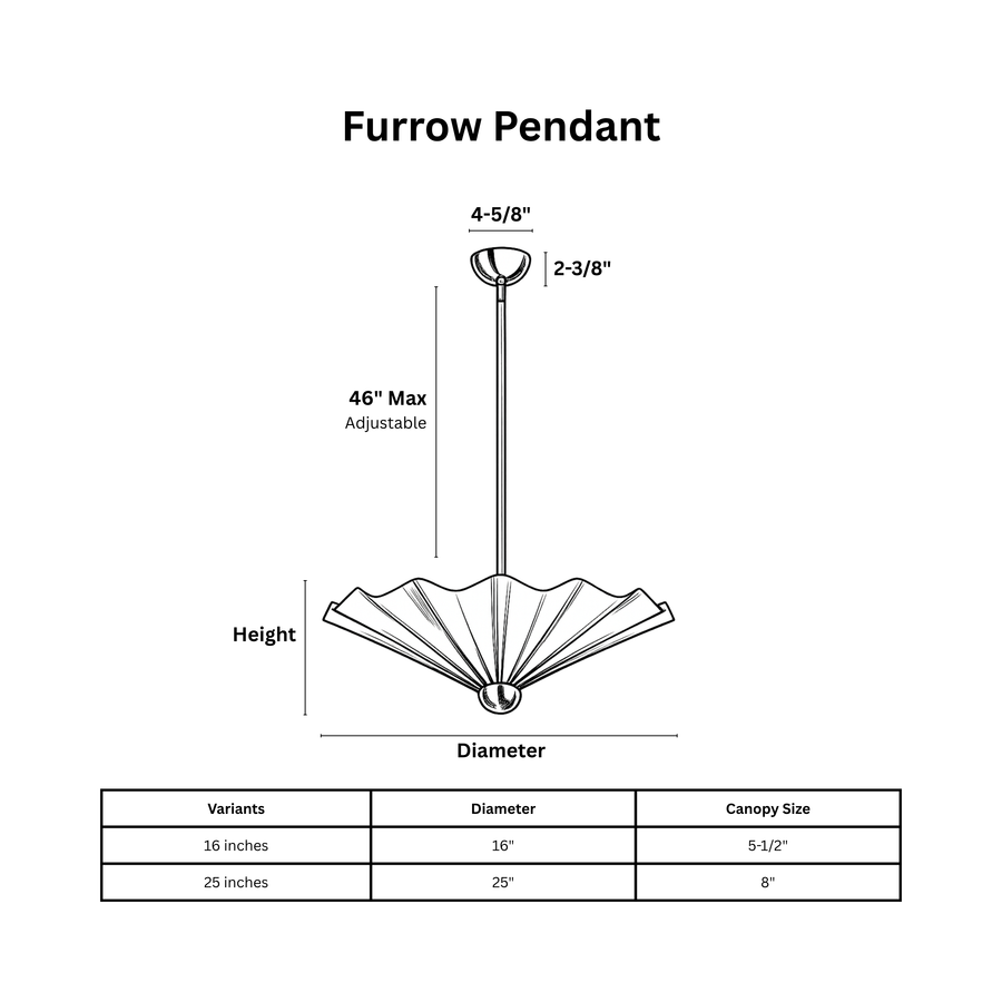 Furrow Pendant