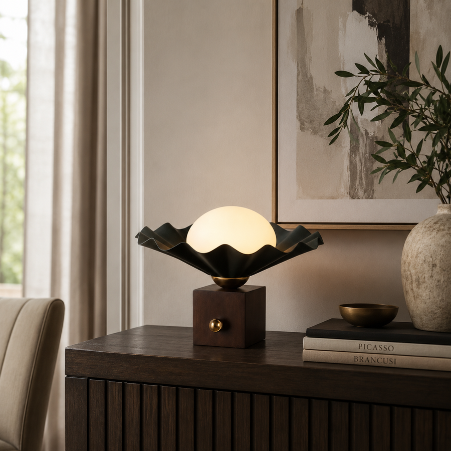 Furrow Table Lamp
