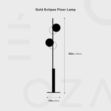 Gold Eclipse Floor Lamp