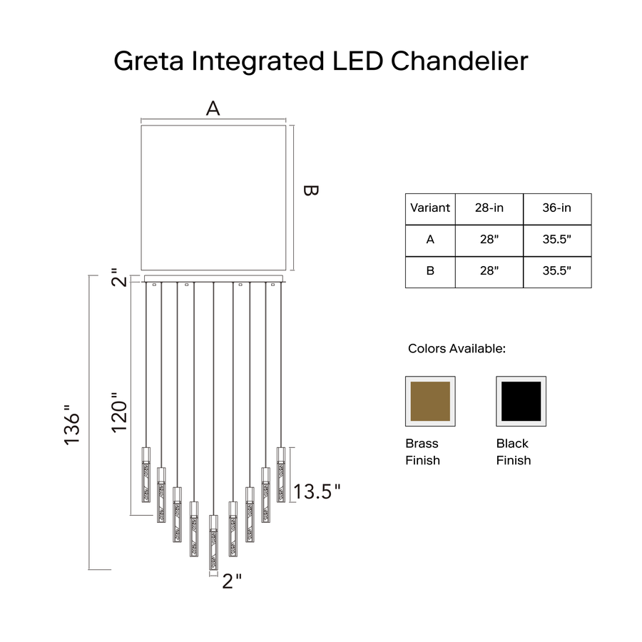 Greta LED Chandelier