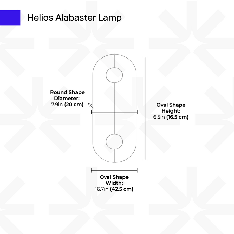 Helios Alabaster Lamp