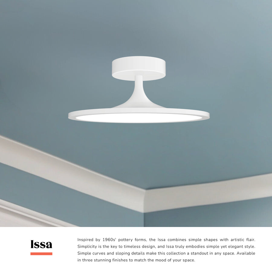 Issa 12-in Flush Mount