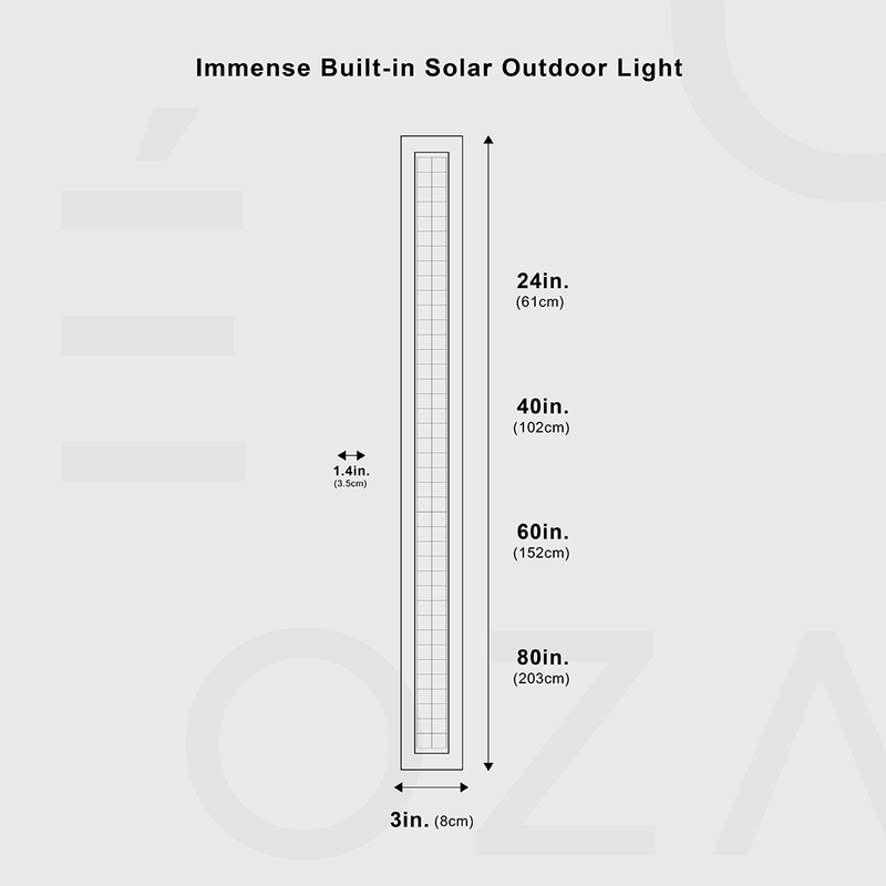 Immense Built-in Solar Outdoor Light