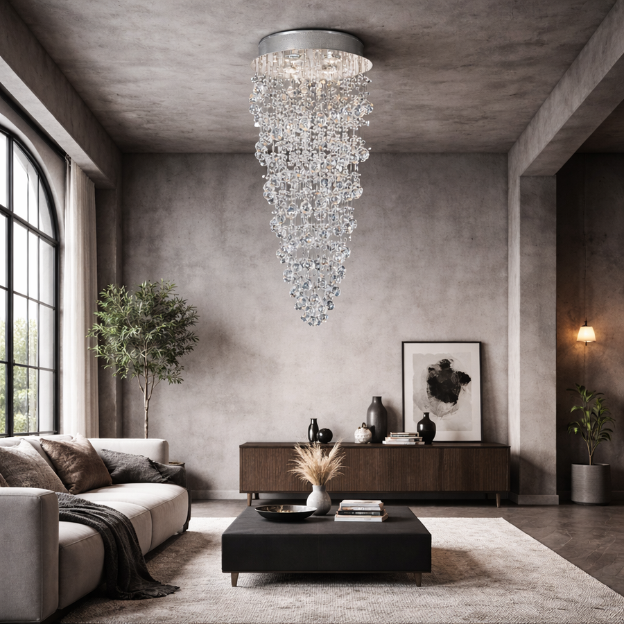 Double Spiral Light Chandelier