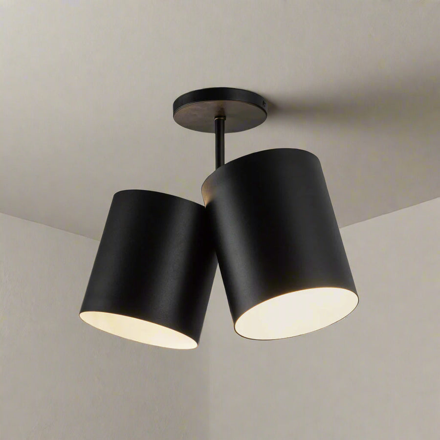 Keiko 14-in Semi-Flush Mount