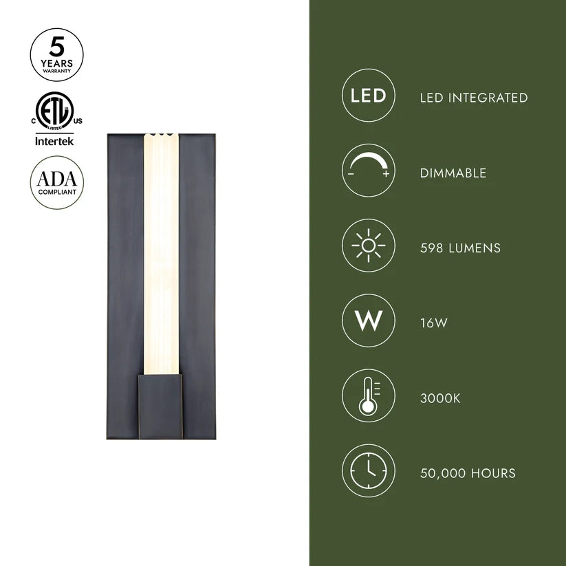 Kismet 14-in Vanity Light