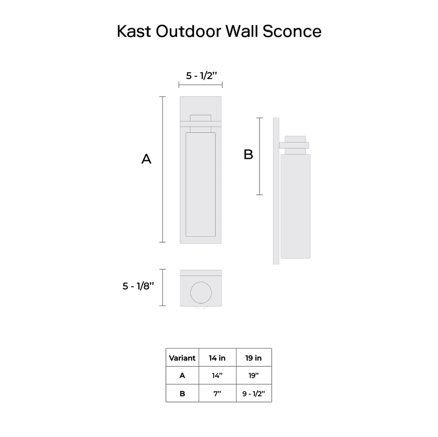 Kast Outdoor Wall Sconce