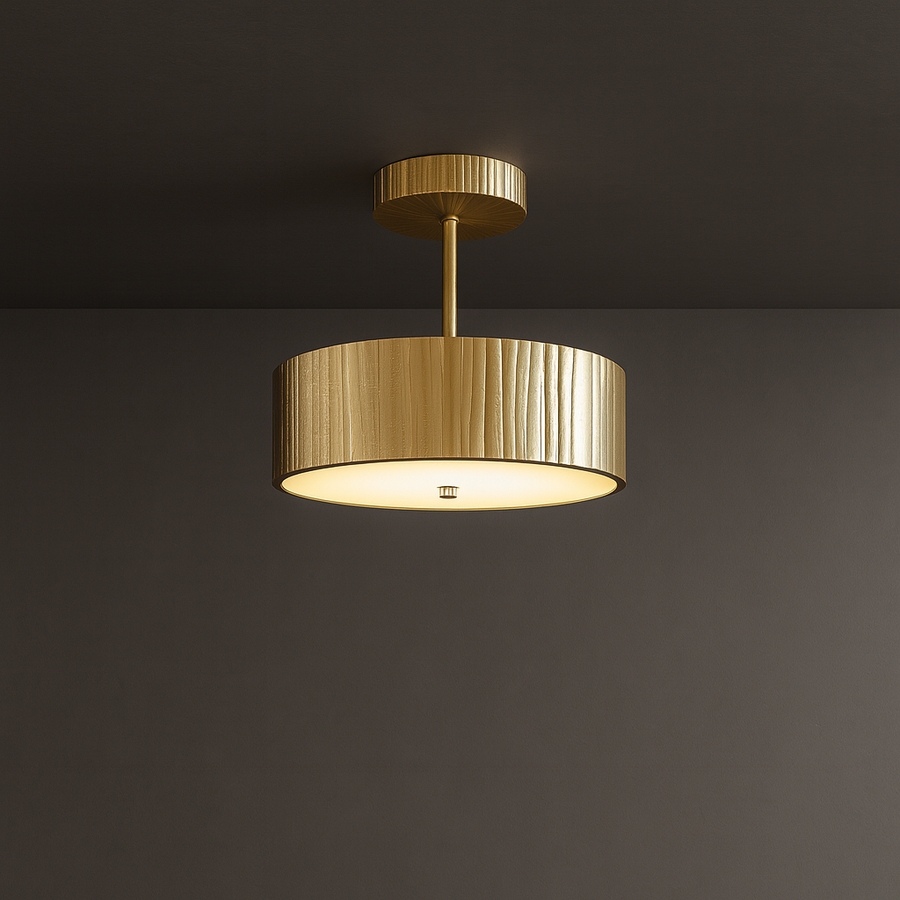 Kensington 12-in Semi-Flush Mount