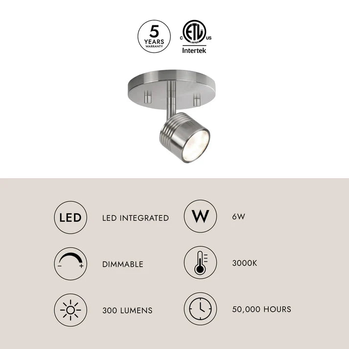 Lyra 6-in Track Light