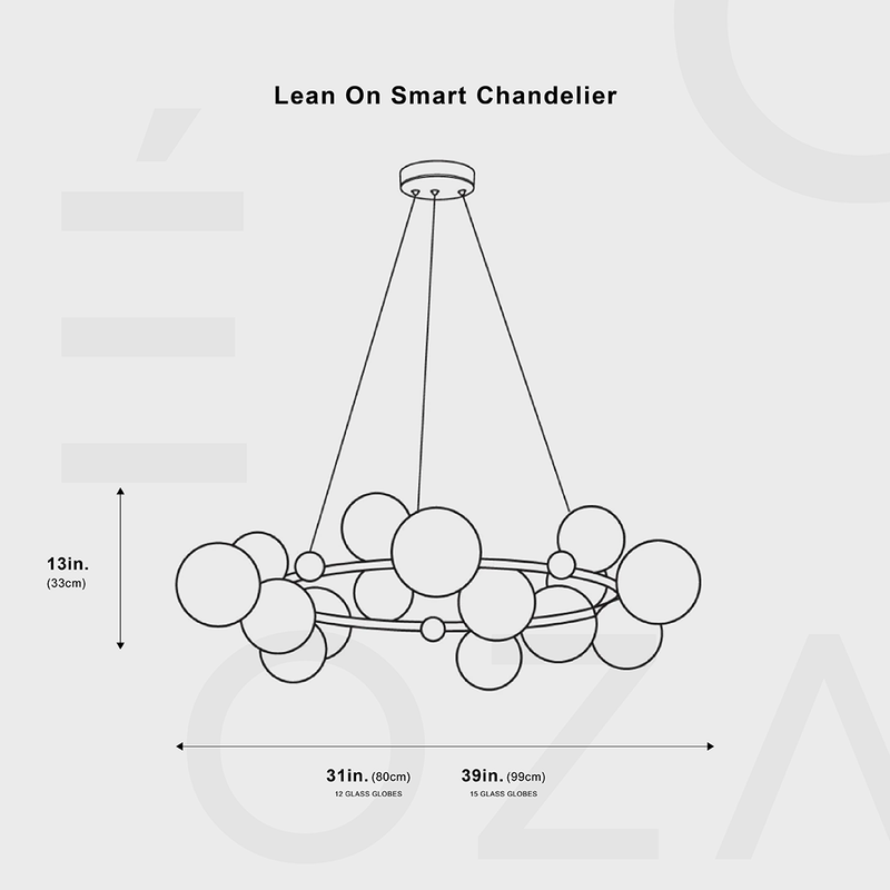 Lean On Smart  Chandelier