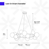 Lean On Smart Chandelier