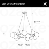 Lean On Smart  Chandelier