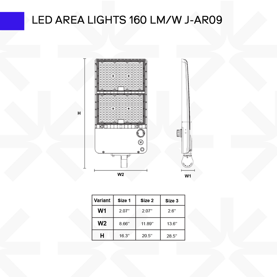 LED AREA LIGHTS 500W