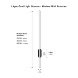 Léger Oval Light Sconce- Modern Wall Sconces