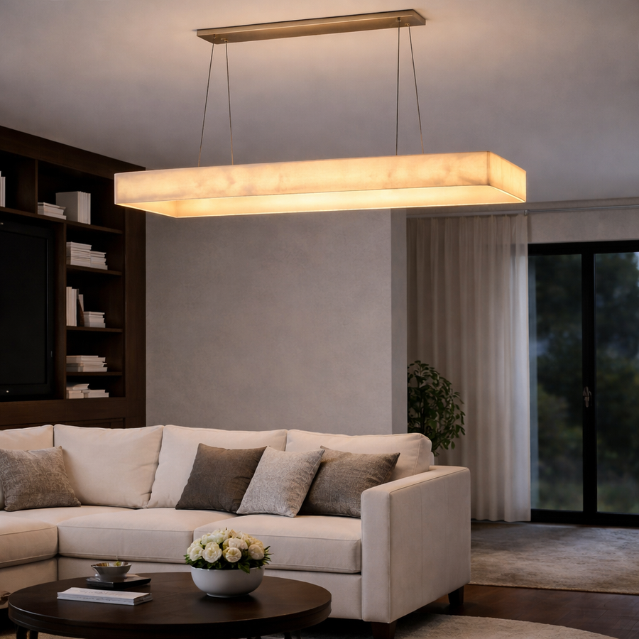 Lucentis Alabaster Chandelier