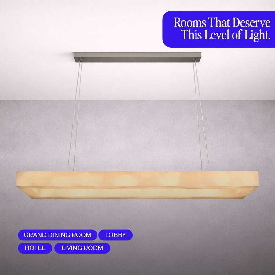 Lucentis Alabaster Chandelier