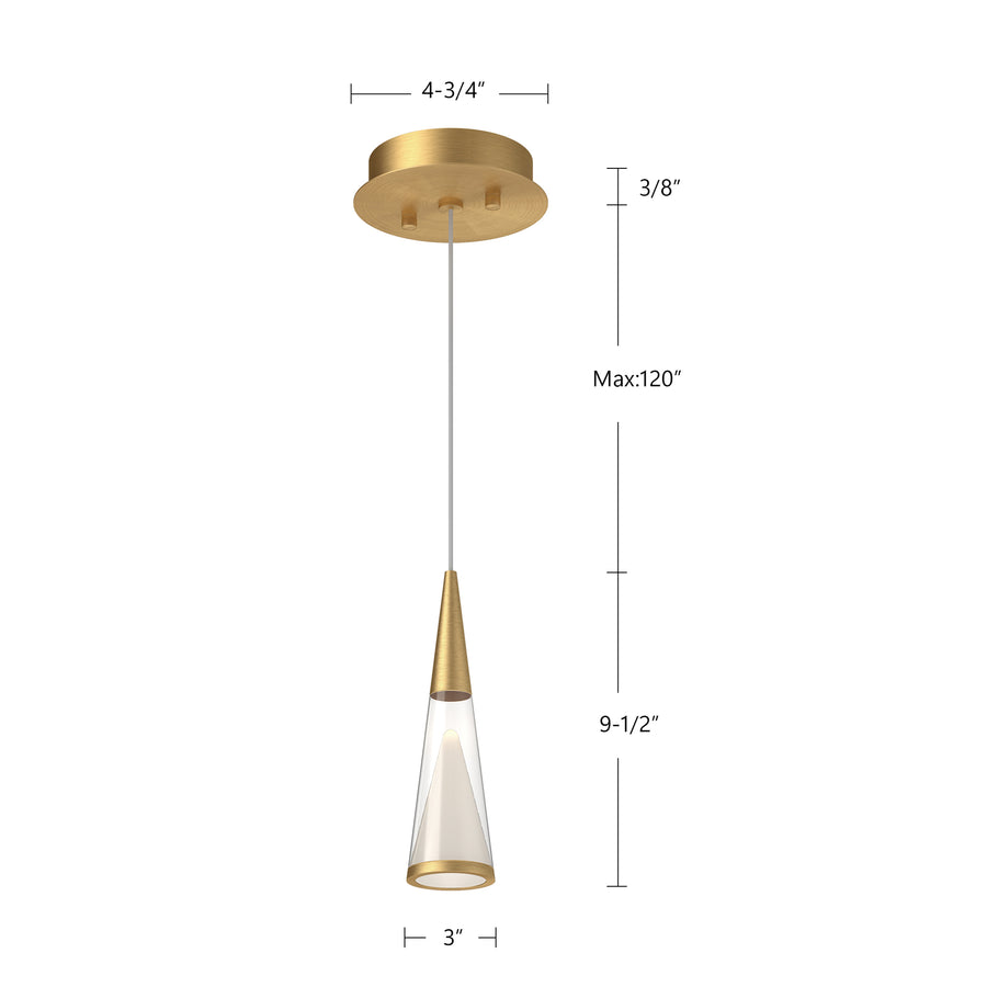 Malabar 3-in Pendant