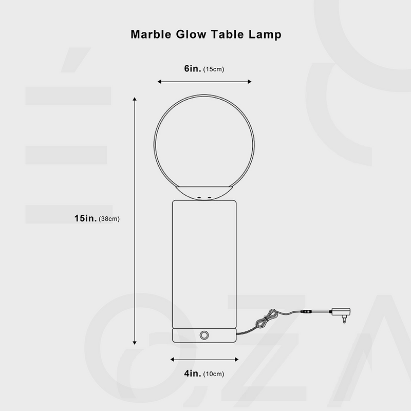 Marble Glow Table Lamp