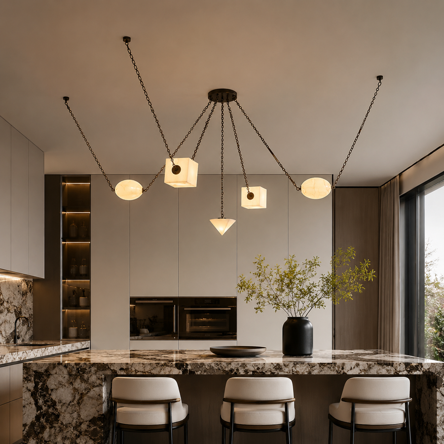 Mineral Chandelier