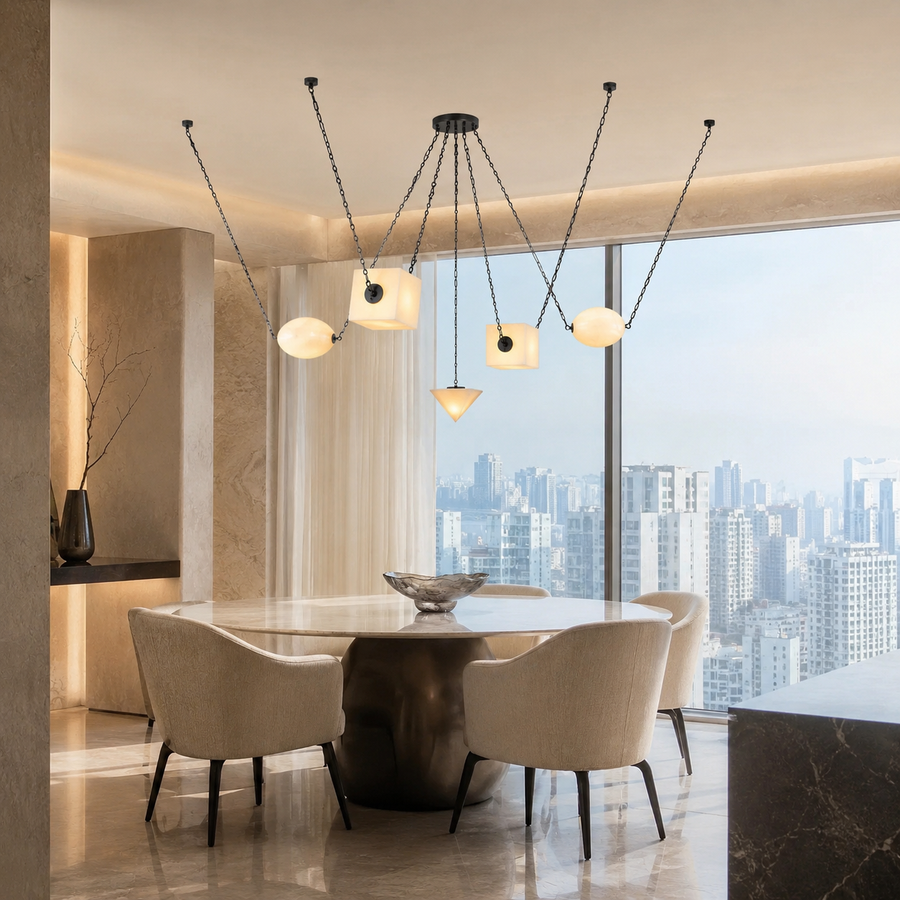 Mineral Chandelier