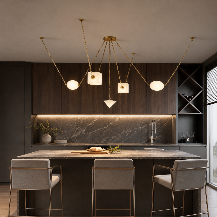 Mineral Chandelier